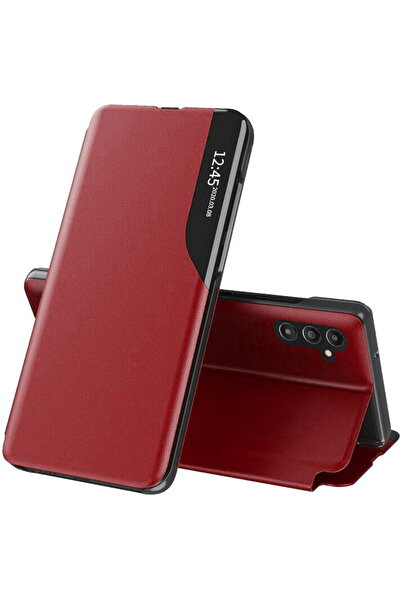 Techsuit Калъф за Samsung Galaxy A35 5G - Серия eFold - Червен