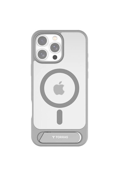 TORRAS Etui Pstand Series dla iPhone 16 ProMax (Szare)