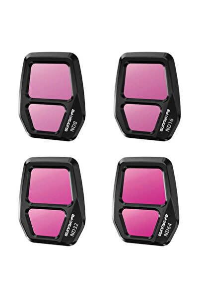 SunnyLife Filtru de lentilă A3S-FI926 pentru AIR 3S 4 buc. Amestec ND8+ND16+N...