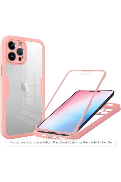 Techsuit Husa pentru Xiaomi 14T Pro + Folie - ColorVerse 360 Series - Pink