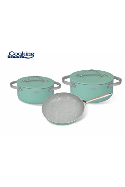 Heinner SET GATIT 5 PIESE ALUMINIU PRESAT, CRETA