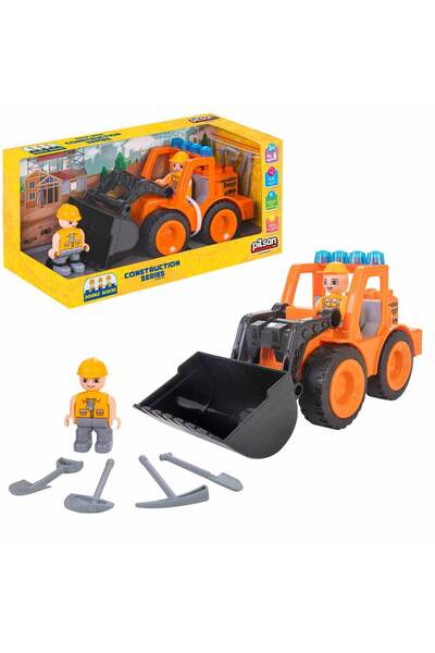PİLSAN Double Blocks children's construction machine with movable ladder