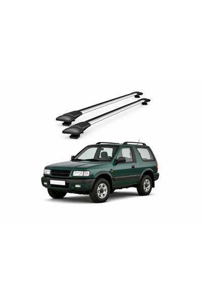ART Bare portbagaj transversale auto aluminiu compatibile Opel Frontera SUV 3...
