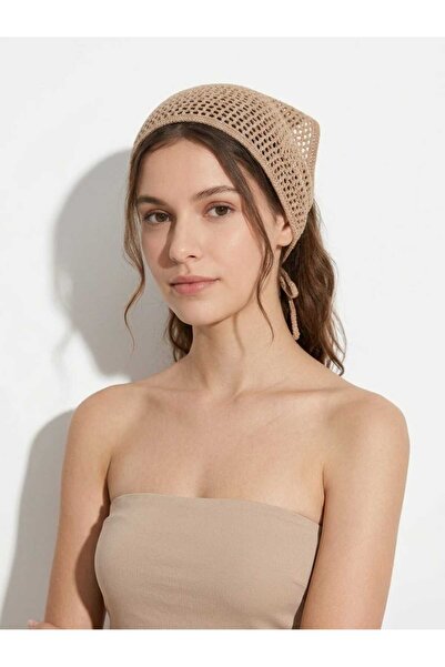 Women's Summer Beach Compatible Perforated Knitwear Knit Hair Band