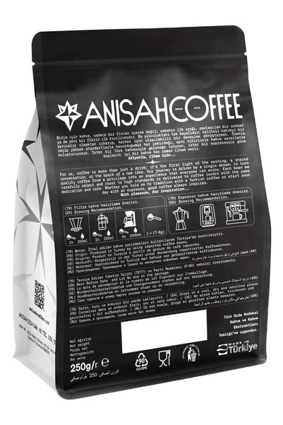 Anisah Coffee Guatemala Öğütülmüş Filtre Kahve | 250gr | %100 Arabica | Medium Roast