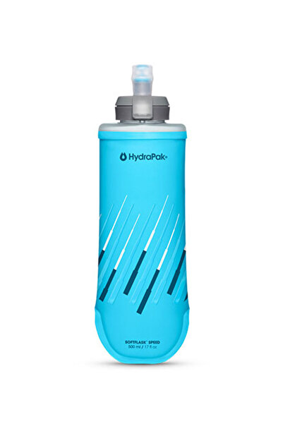 Hydrapak قارورة SoftFlask Speed سعة 500 مل (لون أزرق ماليبو)، قارورة جري قابل...