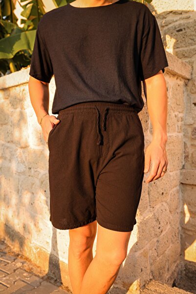 no7man Velero Summer's Most Comfortable Black 100% Cotton Men's Shorts