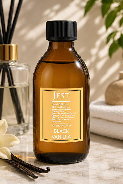 Jest 300 ML BLACK VANILLA ÇUBUKLU ODA KOKUSU YEDEK KİT