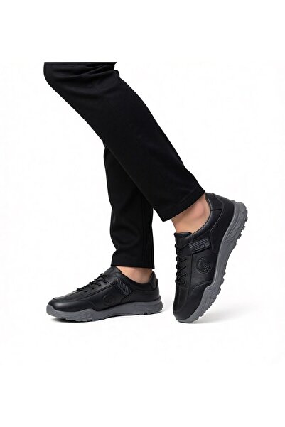 Shubuu Men's Casual Seasonal Winter Genuine Leather Shoes Orthopedic Smart La...