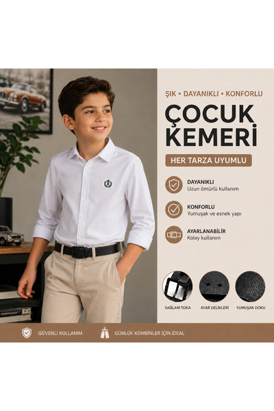 nevzat şahin küçüktilki est 1987 PREMİUM SERİ 3 CM ÇOCUK KEMERİ
