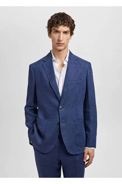 MANGO Man %100 keten slim fit Salerno blazer ceket