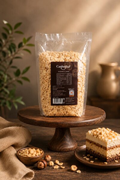 Canbakkal Dilimlenmiş İç Fındık 500 g- Pastacılık ve Gurme Tarifler İçin Doğa...