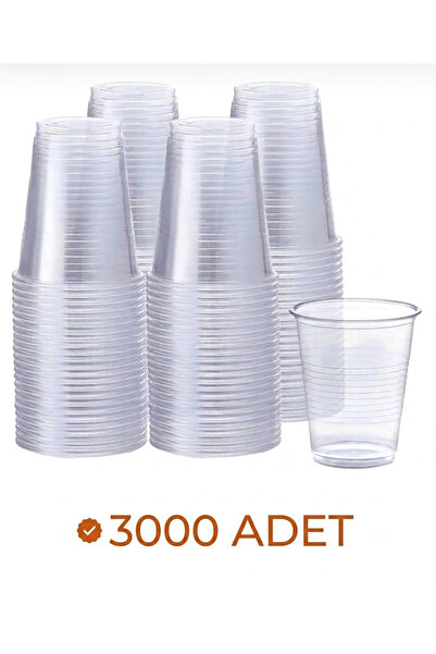 Kaya Ambalaj Pet Bardak 180 cc Dayanıklı 3000 Adet