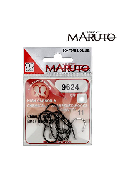 MARUTO 9624 BN Olta iğnesi / Çapraz, Kısa Pala, Siyah