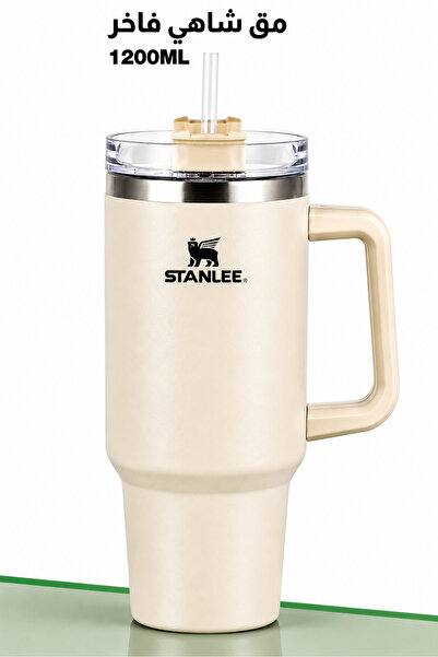 Baytix HOME STANLEE 1200ML Vacuum Flask Tumbler Stainless Steel Travel Mug wi...