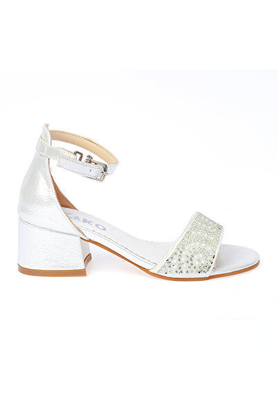 Kiko Kids Heidi Vakko Günlük Kız Çocuk 3 Cm Topuklu Sandalet Abiye Ayakkabı