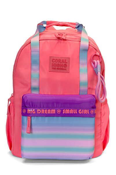 Coral High Coral Purple School Backpack 24428