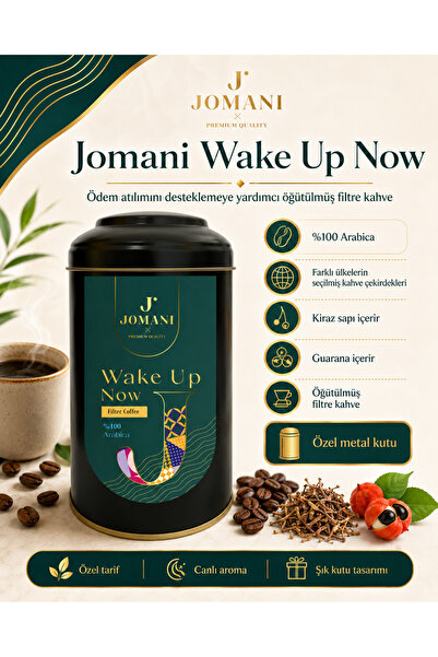 JOMANİ Wake up Now - Ground Filter Coffee with Cherry Handle - 250g