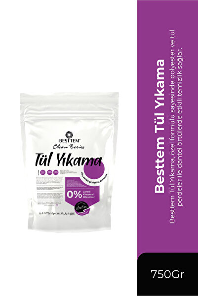 BESTTEM Tül Yıkama – Beyazlatıcı Ve Temizleyici Etki | 1000 G