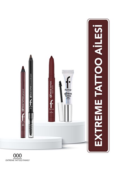Flormar Extreme Tattoo Ailesi 4'lü Göz & Kaş Makyajı Seti