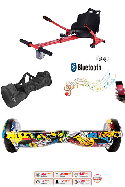 CityMate Elektrikli Kaykay Scooter Hoverboard Akıllı Denge 6.5 Inch + Hover K...