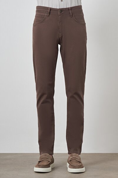 Morven Pantaloni de blugi slim din bumbac MARO pentru bărbați, cu 5 buzunare