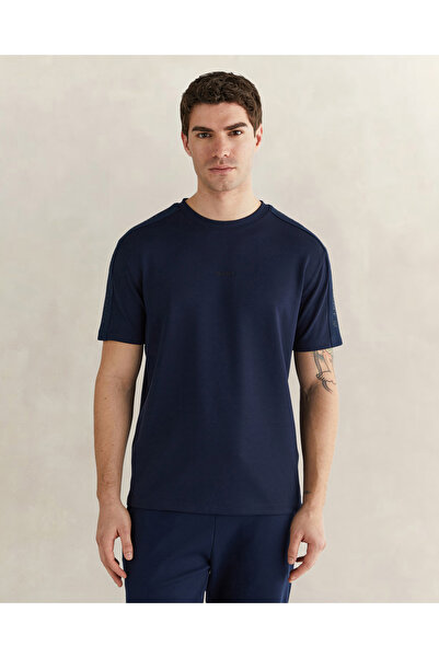 Gant Erkek Lacivert Kısa Kollu T-Shirt