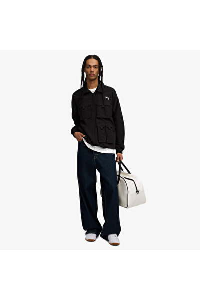 Puma T7 Cargo Relaxed Track Erkek Siyah Ceket