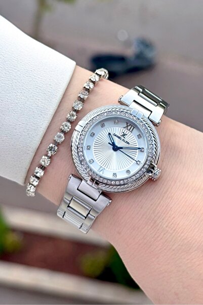 Daniel Klein Metallic Color 2 Year Warranty 32 mm Women's Wristwatch and Brac...