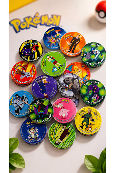 taso8090 (19 ADET) POKEMON SALON LİDERLERİ – SERT KARTON