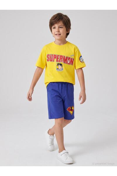 Superman Superman Logo 6-9 Years Old Capri - Blue
