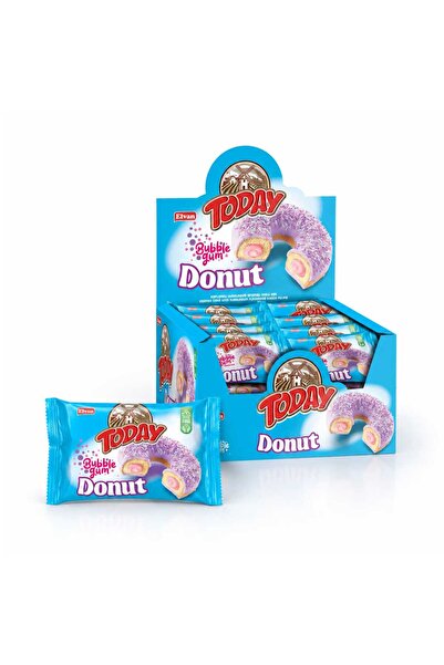 Today Donut Bubblegum (Sakız Aromalı) Kek 35 Gr. 24 Adet (1 Kutu)