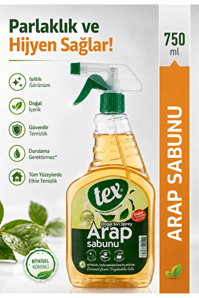 Tex Arap Sabunu – Doğal İçerik, Güçlü Temizlik, Çok Amaçlı Kullanım