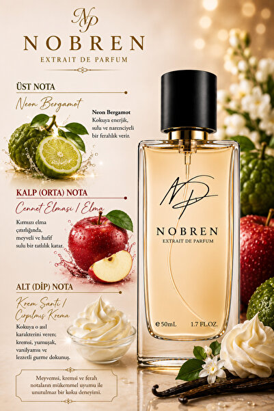 NOBREN V20 Eao So Sexy Kadın Parfüm 50 ml | Uzun Süre Kalıcı, Baştan Çıkarıcı...