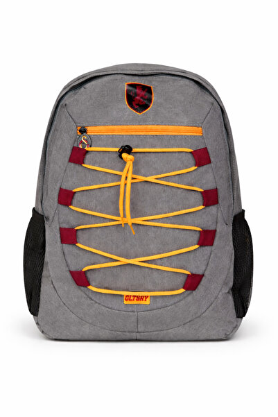 Galatasaray Gray Backpack - Cord Detail, Model 24584
