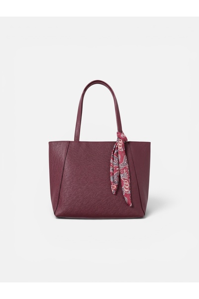 CELESTIAL COLLECTION Large Size Lacost Leather Scarf Hand and Shoulder Bag wi...