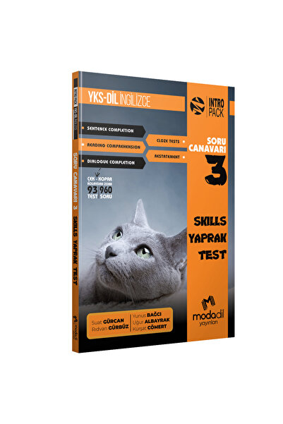 Modadil Yayınları Modadil YKSDİL Soru Canavarı 3 - Skills Yaprak Test