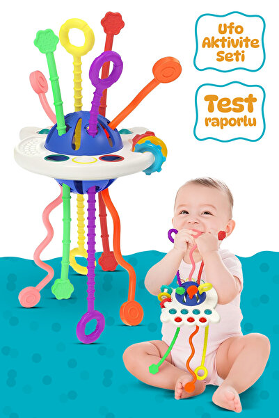 Circle Toys UFO Eğitici Duyusal Aktivite Oyuncağı - 1-3 Yaş Yürümeye Başlayan...