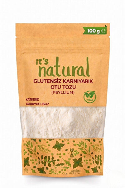 it's Natural Karnıyarık Otu Tozu (PSYLLIUM) 100 G Katkısız