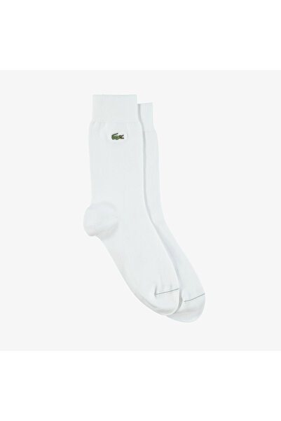 Lacoste Unisex Beyaz Çorap