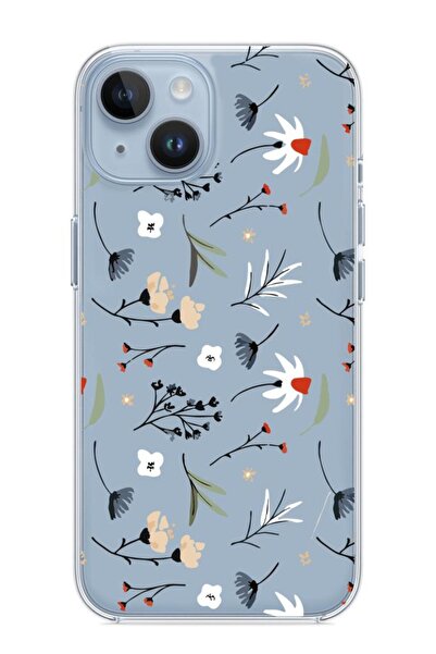 3GEN CASE İphone 15 Uyumlu Desenli Şeffaf Silikon Kılıf