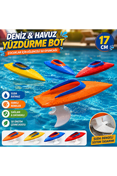 Middles&Niddles Collection Çocuk Yüzdürme Teknesi 25 cm | Havuz ve Deniz Oyun...