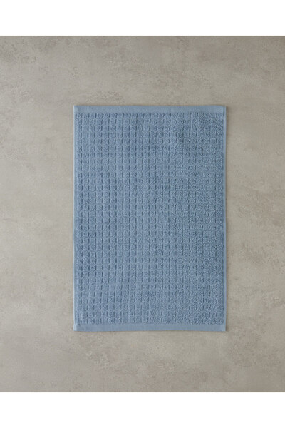 English Home Chequer Cotton Hand Towel 30X45 cm Blue