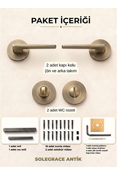 almital mobilya aksesuarları furniture accessories Solegrace ANTİK Mâner de u...