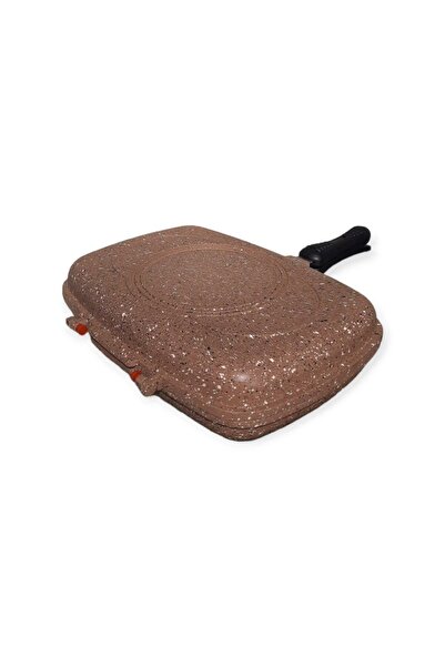 drobina Turkish Granite Double Sided Grill - Brown