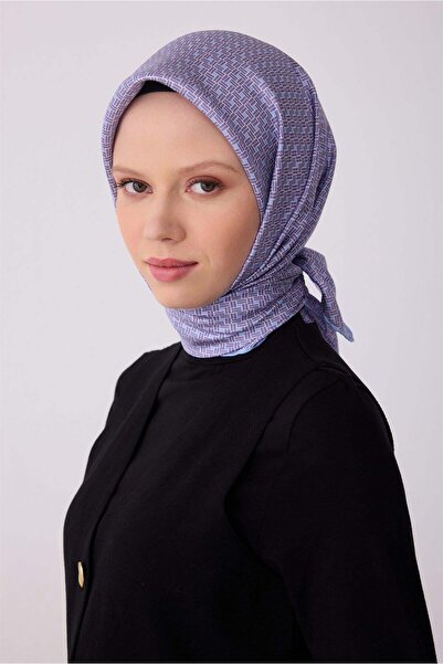 Belli Eșarfă din mătase twill - 4317-36 Mov