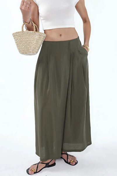 Hiccup Pantaloni Palazzo Modal cu picior larg