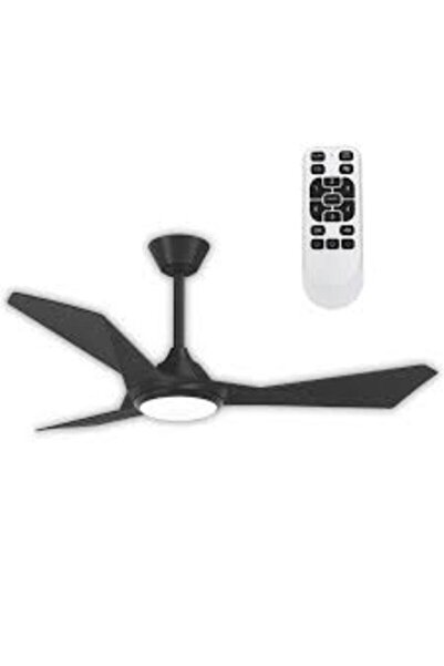 Cata CT-3001 Modern Tavan Vantilatörü Siyah LED Işıklı ve Uzaktan Kumandalı L...