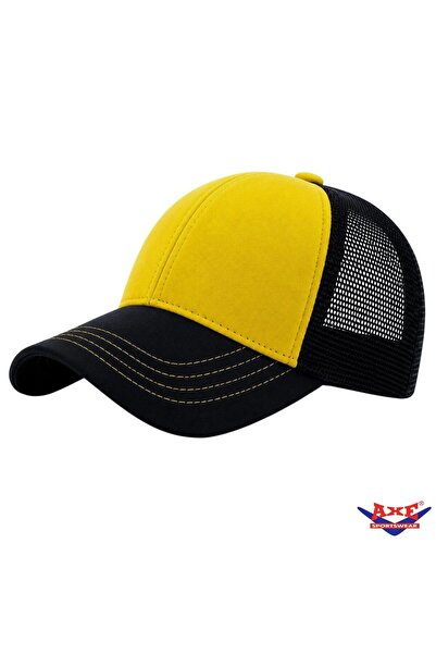 AXE SPORTSWEAR Șapcă de baseball unisex, galbenă, de vară, cu față din piele ...