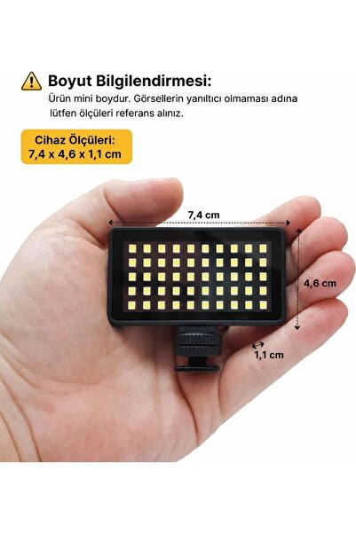 SANGER PRO-S50 Mini Led Video Işık